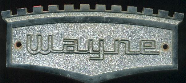 Wayne Nameplate